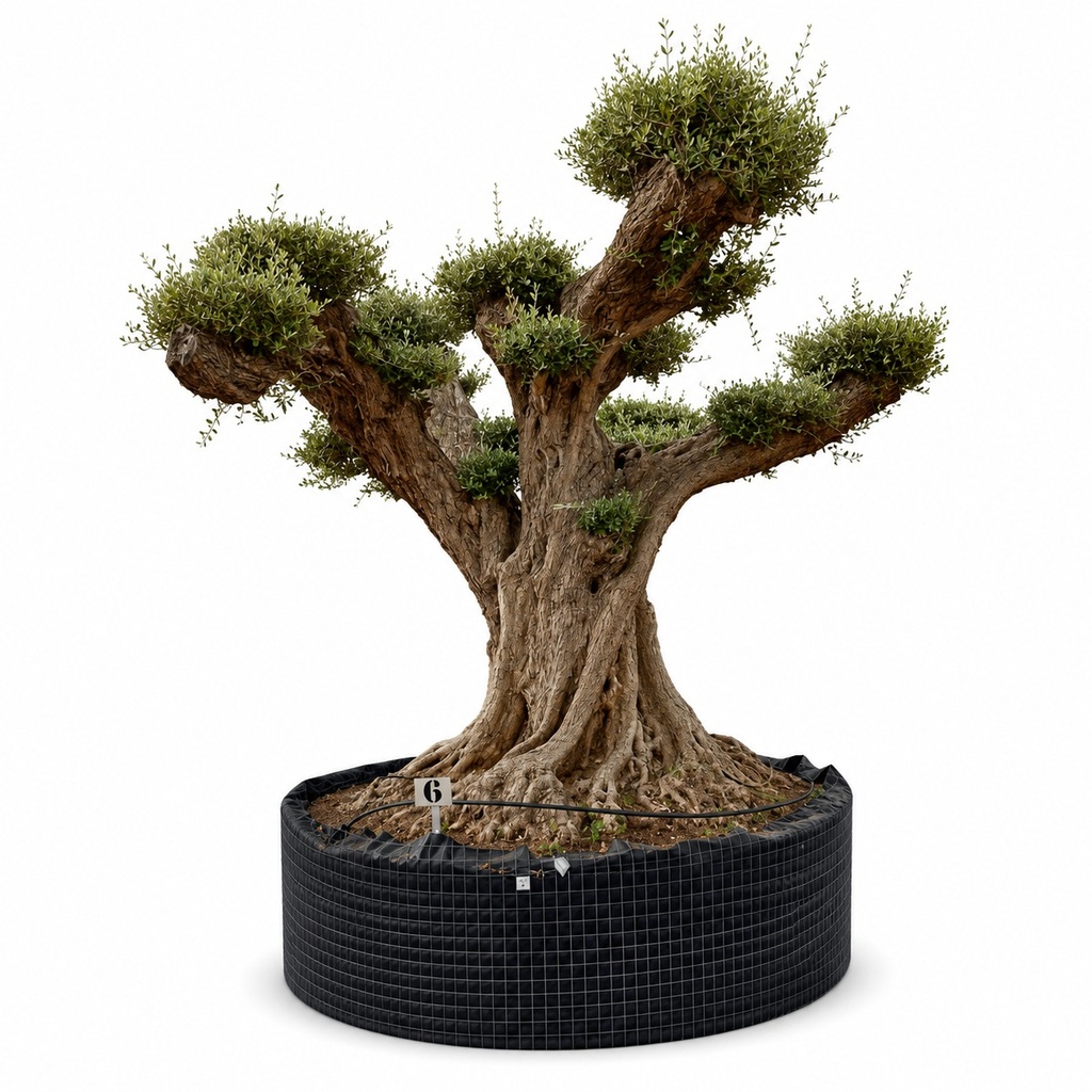 OPR27 - Olea Europaea Pompón ejemplar cent. REF 27 Malla Metálica