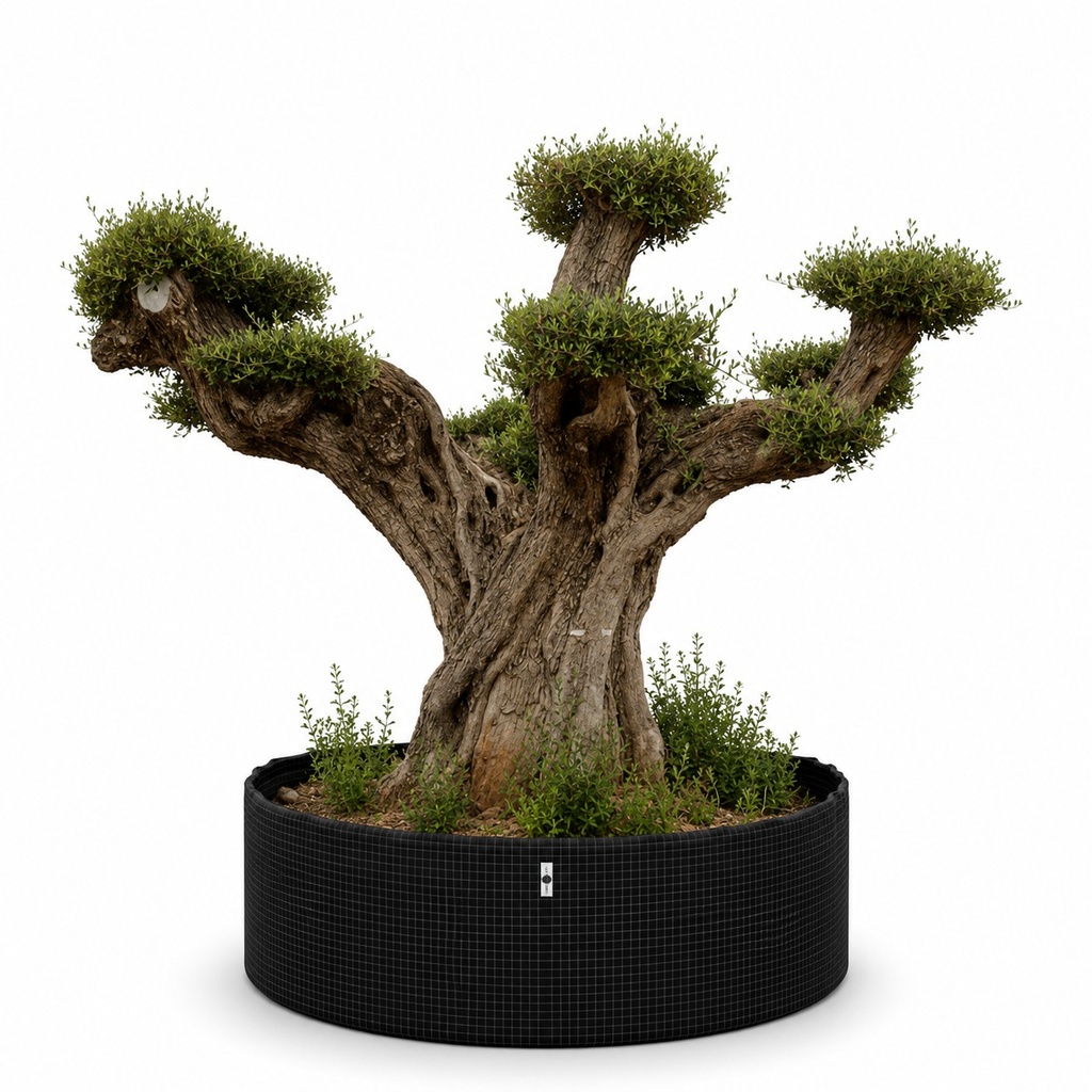 OPR23 - Olea Europaea Pompón ejemplar cent. REF 23 Malla Metálica